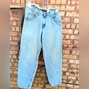 Vintage Silvertab Baggy Levis Jeans Light Wash 30 X 34